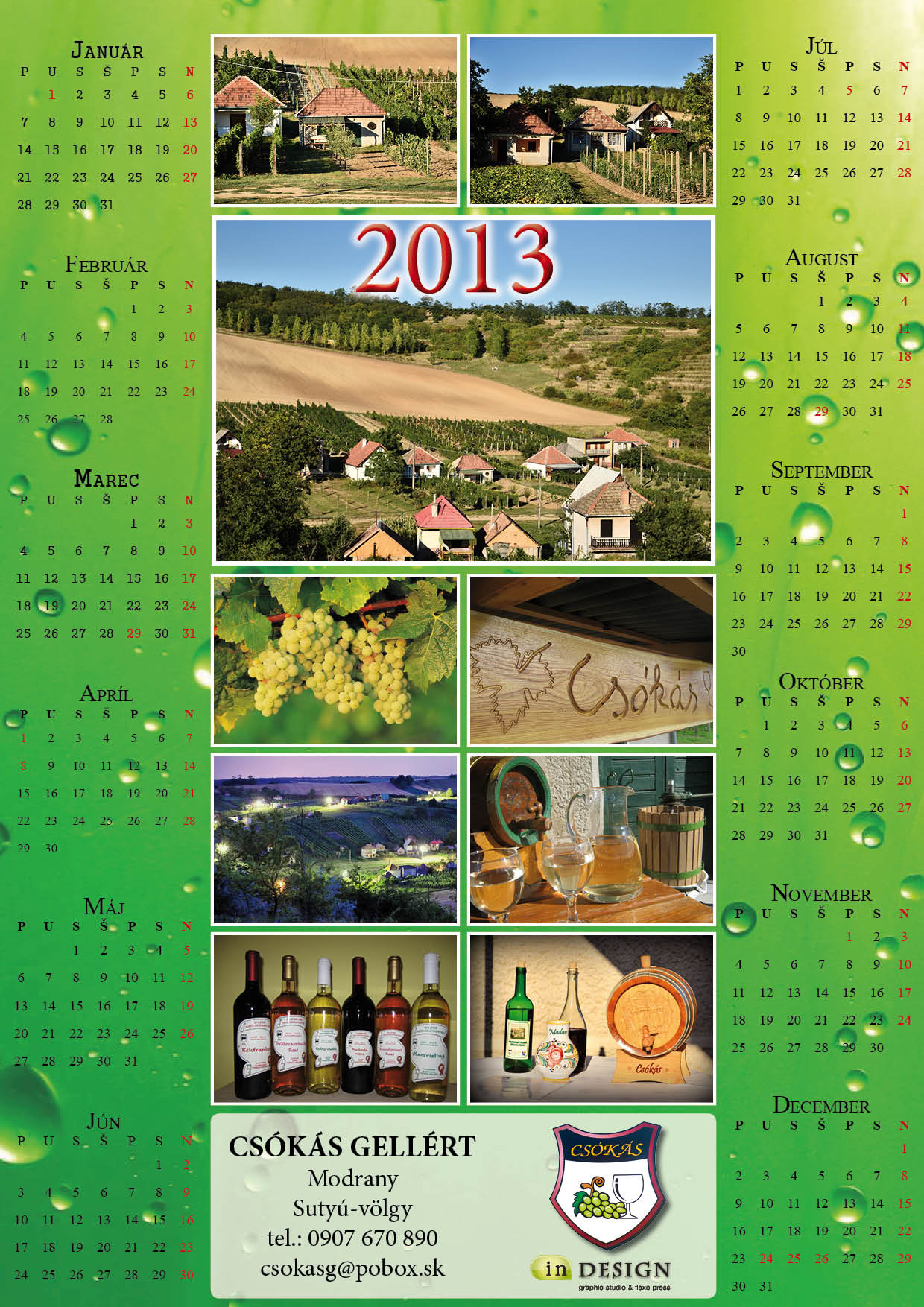  Kalendár 2013